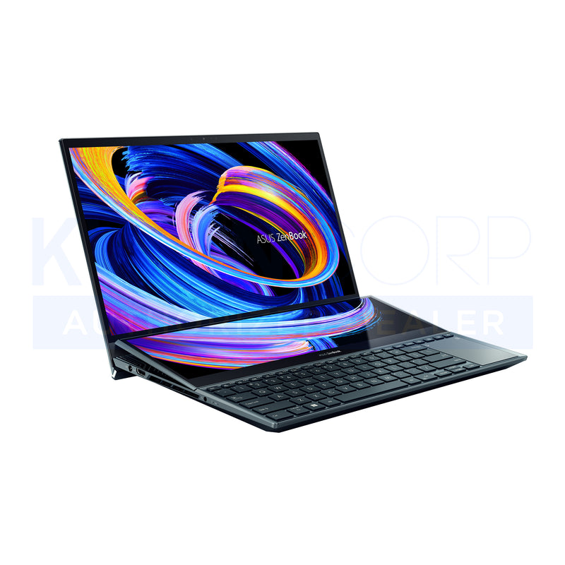 Asus Zenbook Pro Duo. UX582ZM-H2046WS Intel i9 12900H 32GB RAM RTX 3060 6GB 1TB SSD 15.6" OLED 4k UHD Windows 11 Premium Laptop