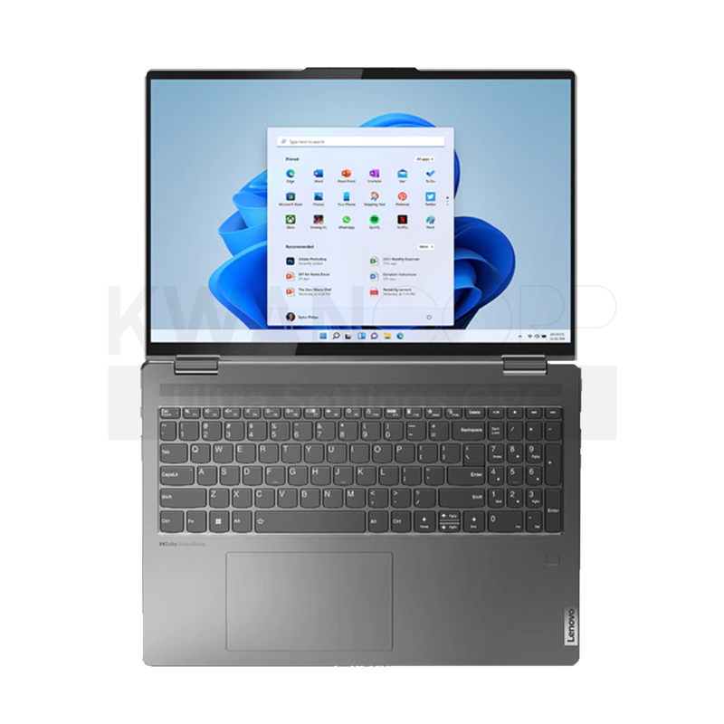 Lenovo Yoga 7i 82UF0004PH Intel i5 12500H 16GB RAM Arc™ A370M 4GB 512GB SSD Gen 4 16" IPS QHD+ Premium Laptop