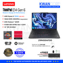Lenovo Thinkpad E14 Gen 6 21M4S5AF00 AMD Ryzen 5 7535U 16GB RAM AMD Radeon™ 660M 512GB SSD 14" IPS WUXGA 1920x1200 Windows 11 Pro Premium Laptop