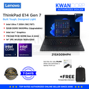 Lenovo Thinkpad E14 Gen 7 21SX009HPH Intel Ultra 7 255H 32GB RAM 1TB SSD 14" WUXGA Windows 11 Pro Business Laptop