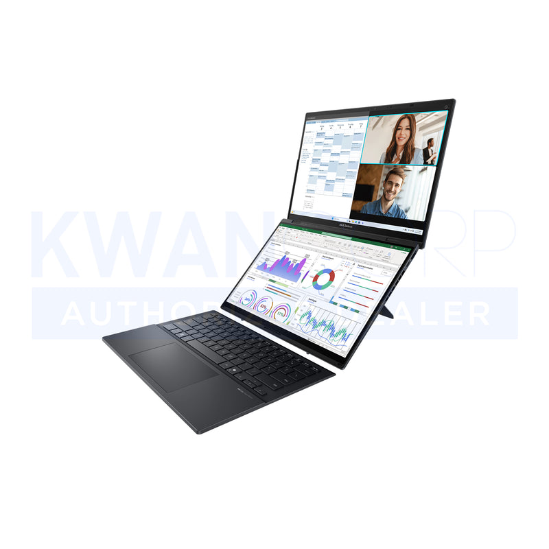 Asus Zenbook Duo. UX8406MA-PZ221WSM Intel Ultra 7 155H 32GB RAM Intel Arc™ Graphics 1TB SSD 14" OLED 2.8K 2880 x 1800 120Hz Windows 11 Premium Laptop