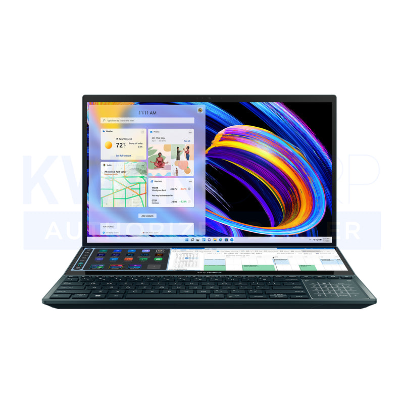 Asus Zenbook Pro Duo. UX582ZM-H2046WS Intel i9 12900H 32GB RAM RTX 3060 6GB 1TB SSD 15.6" OLED 4k UHD Windows 11 Premium Laptop