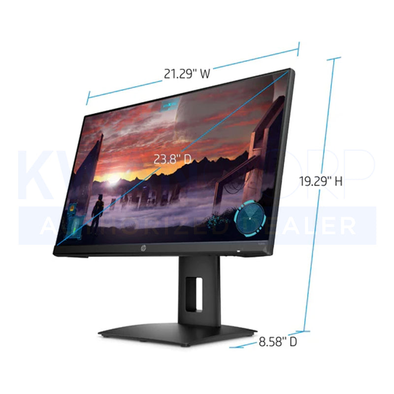 HP Victus 15L TG02-0021D AMD Ryzen 5 5600G 16GB RAM RX6600XT GDDR6 8GB 256GB M.2 SSD 1000GB HDD 23.8" IPS FullHD 144Hz Gaming Desktop