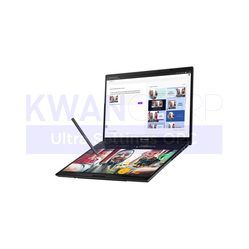 Asus Zenbook Duo. UX8406MA-PZ221WS Intel Ultra 7 155H 32GB RAM Intel Arc™ Graphics 1TB SSD 14" OLED 2.8K 120Hz Windows 11 Premium Laptop