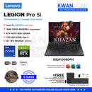 Lenovo Legion Pro 5i. 83DF0080PH Intel i9 14900HX 16GB nVIDIA Geforce  RTX 4070 8GB 1TB SSD 16" IPS WQXGA 2560x1600 240Hz Windows 11 Gaming Laptop