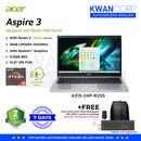 Acer Aspire 3 A315-24P-R255 AMD Ryzen 5 7520U 16GB RAM AMD Radeon™ Graphics 512GB SSD 15.6" IPS FHD Mainstream Laptop