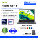 Acer Aspire Go 14 AG14-71M-58JD Intel Ultra 5 115U 16GB RAM 512GB SSD Intel Graphics 14" IPS WUXGA Display Windows 11 Laptop