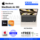 Apple MacBook Air MC7W4PP/A Apple M2 8-core 16GB Unified Memory Neural Engine 256GB SSD 13.6" Liquid Retina 2560 x 1664 MacOS Ventura Premium Laptop