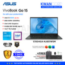Asus Vivobook Go 15. E1504GA-NJ651WSM Intel i3 N305 8GB RAM Intel UHD Graphics 512GB SSD 15.6" FullHD 1920x1080  Windows 11 Mainstream Laptop
