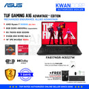 Asus TUF Gaming A16 Advantage Edition. FA617NSR-N3027W  AMD Ryzen 7	7435HS 8GB RAM RX 7600S 8GB GDDR6 512GB SSD 16"	IPS WUXGA 1920x1200 165Hz Windows 11 Gaming Laptop