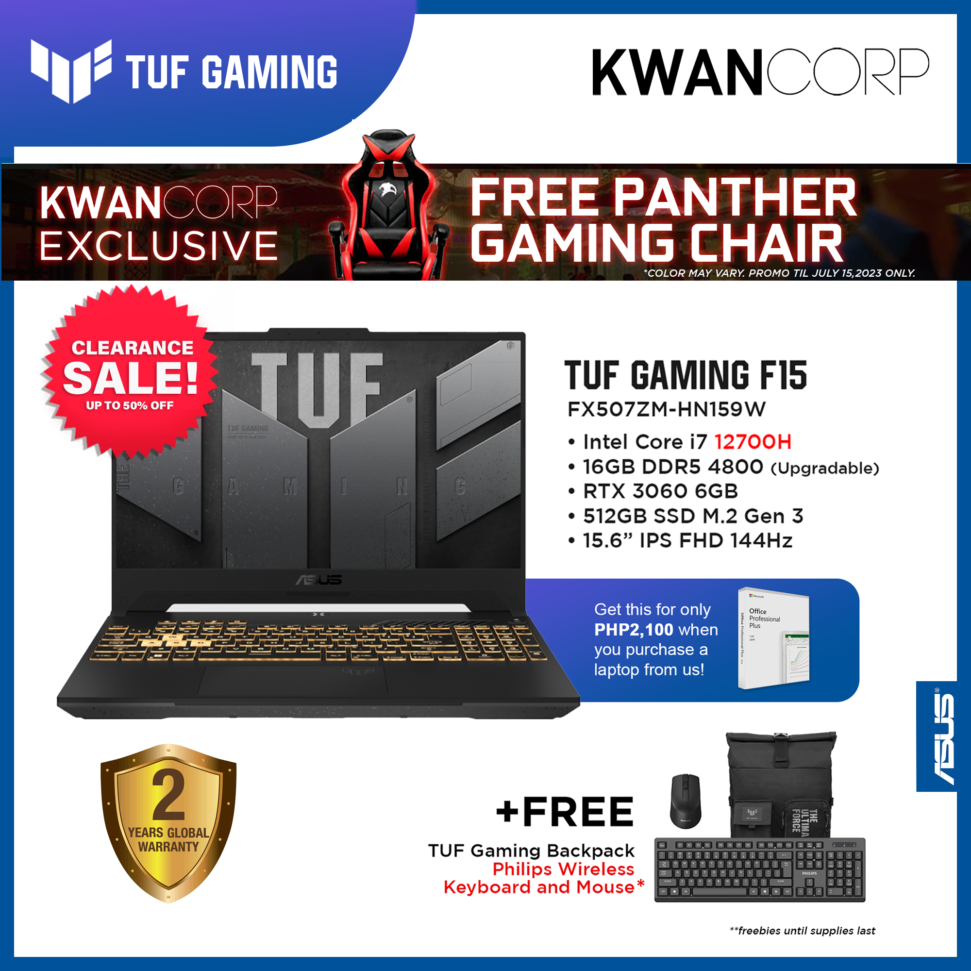 Asus TUF Gaming F15 FX507VI original chargeur 240 watts - ipc Asus TUF Gaming F15 FX507VI original chargeur 240 watts - ipc