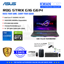 Asus ROG Strix G16. G614JV-N4369W Intel i7 13650HX 16GB RAM RTX 4060 8GB 1TB SSD 16" IPS QHD+ 240Hz Windows 11 Gaming Laptop