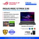 Asus ROG Strix G16 G614PH-RV119WSM AMD Ryzen 9 8940HX 16GB RAM 512GB SSD RTX 5050 8GB 16" IPS WUXGA 165Hz Display Windows 11 Gaming Laptop