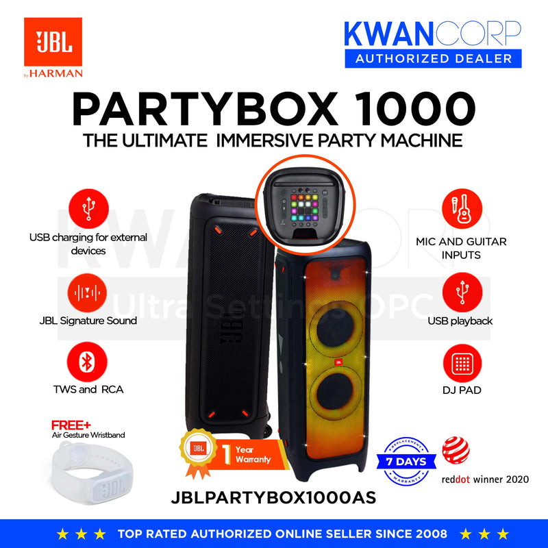 Jbl Partybox Box Dj Jbl JBL PartyBox 1000 Bluetooth Party Speaker