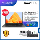 Asus Vivobook 16X. M1605YA-MB634WSM AMD Ryzen 5	7430U 16GB RAM AMD Radeon™ Graphics 512GB SSD 16" IPS WUXGA Windows 11 Mainstream Laptop