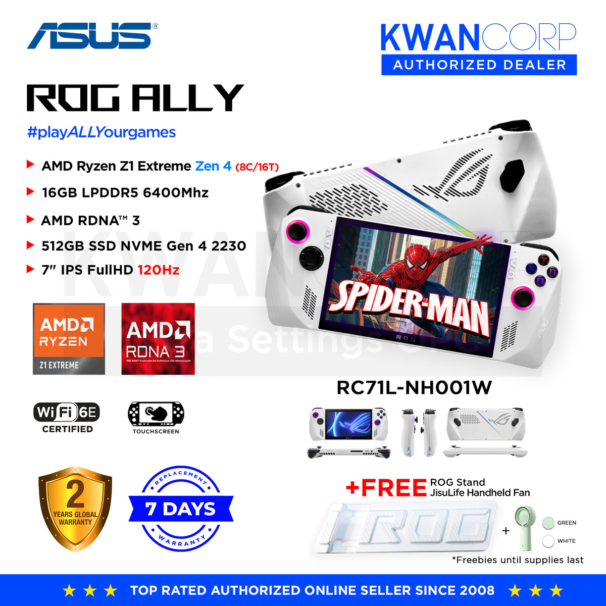 Amazon.com: HIDevolution ASUS ROG Ally RC71L 7