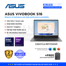 Asus Vivobook S16 S3607CA-RP170WSM Intel Ultra 7 255H 16GB RAM 1TB SSD 16" IPS WUXGA 144Hz Display Windows 11 Laptop