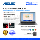 Asus Vivobook S16 S3607QA-PL003WSM Snapdragon X1 16GB RAM 512GB SSD 16" IPS WQXGA 144Hz Display Windows 11 Laptop