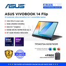 Asus Vivobook 14 Flip TP3407SA-SG167WSM Intel Ultra 5 226V 16GB RAM 512GB SSD Intel Arc Graphics 14" OLED WUXGA Display 360 Flip Touch Windows 11 Laptop