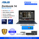 Asus Zenbook 14. UX3405MA-PP678WS Intel Ultra 5 125H 16GB Intel Arc™ Graphics 1TB SSD 14" OLED 2.8K 120Hz Windows 11 Premium Laptop