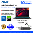 Asus Gaming V16 V3607VU-RP196W Intel Core 5 210H 16GB RAM 512GB SSD RTX 4050 6GB 16" WVA WUXGA 144Hz Windows 11 Gaming Laptop