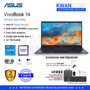 Asus Vivobook 14. X1404VA-NK766WSM Intel i5 1334U 8GB RAM +8GB FREE RAM Intel UHD Graphics 512GB SSD 14" FullHD 1920x1080 Windows 11 Mainstream Laptop