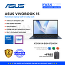 Asus Vivobook 15 X1504VA-BQ4472WSM Intel Core 5 120U 8GB RAM 512GB SSD 15.6" IPS FHD Display Windows 11 Laptop