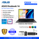Asus Vivobook 16. X1605VA-MB1716WSM Intel i5 Raptor Lake 13420H 16GB RAM Intel UHD Graphics 512GB SSD M.2 16" IPS WUXGA 1920x1200 Windows 11 Mainstream Laptop