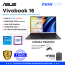 Asus Vivobook 16 X1605ZA-MB065WS Intel i5 1235U 8GB RAM Intel UHD Graphics 512GB SSD 16" IPS WUXGA Mainstream Laptop