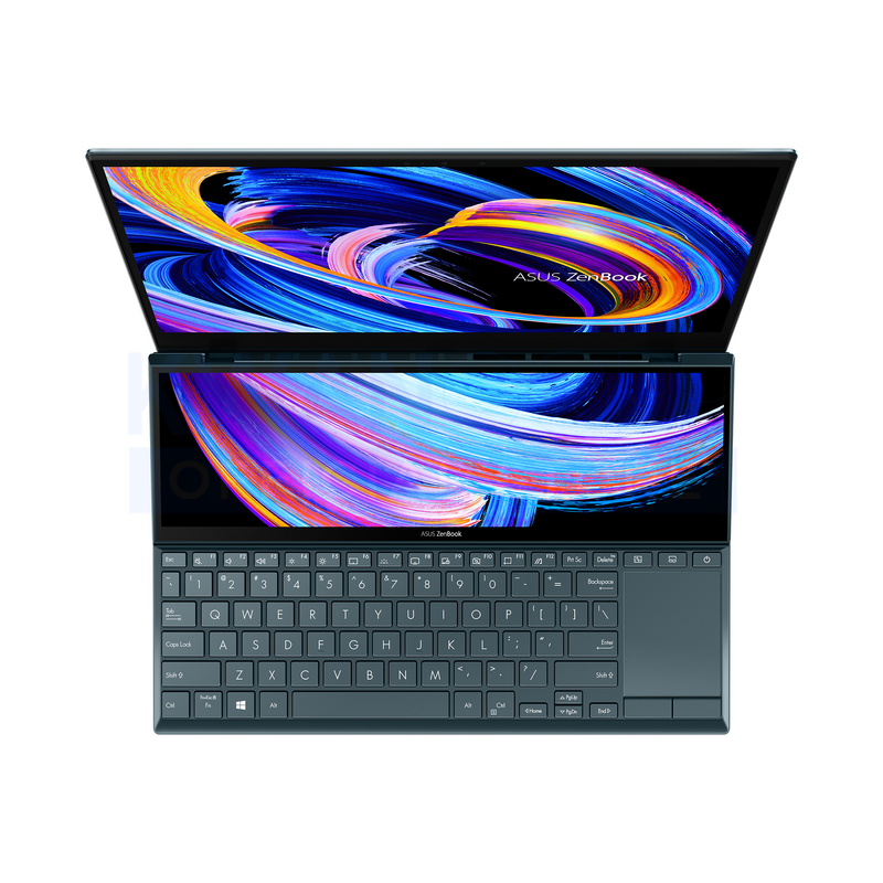Asus Zenbook Duo UX482EAR-HY341WS Intel i5 - 1155G7 16GB RAM  Intel Iris XE Graphics 512GB SSD Gen 3 14" IPS FHD Touchscreen Asus ScreenPad Plus Premium Laptop