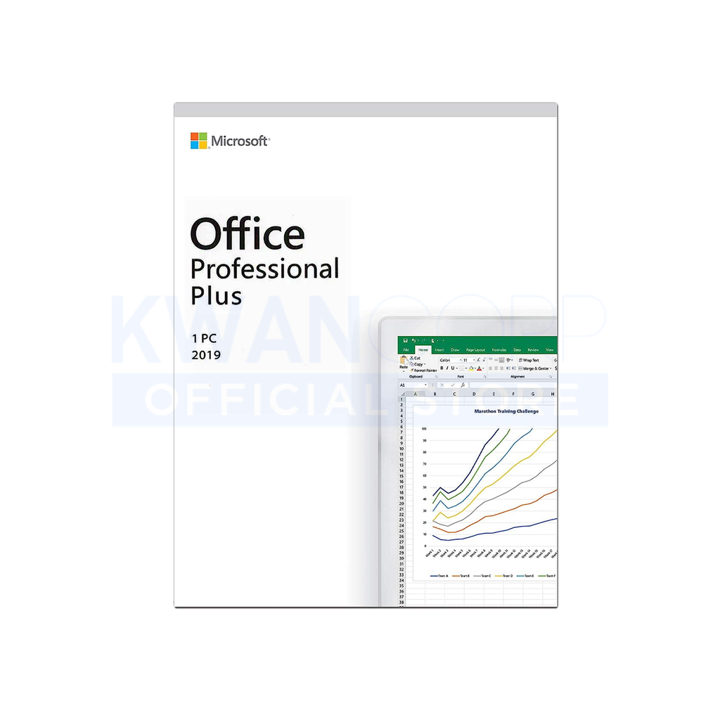 Microsoft Office Professional Plus 2019 for Windows: One-Time