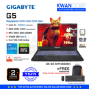 Gigabyte G5 GE-51PH263SH Intel i5 - 12500H 8GB RAM RTX 3050 4GB 512GB SSD Gen 4 15.6" IPS FHD 144Hz Gaming Laptop