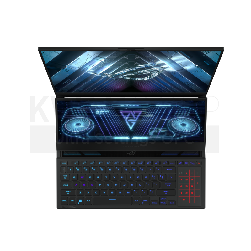 Asus ROG Zephyrus Duo GX650RW-LO113WS AMD Ryzen 9 6900HX 32GB RAM nVIDIA RTX 3070 Ti 8GB 1TB SSD 16" IPS QHD+ Display Windows 11 Gaming Laptop