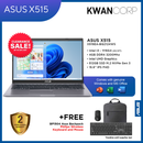 Asus Notebook X515EA-BQ2124WS Intel i3 1115G4 4GB RAM Intel UHD Graphics 512GB SSD 15.6" IPS FHD Windows 11 Laptop